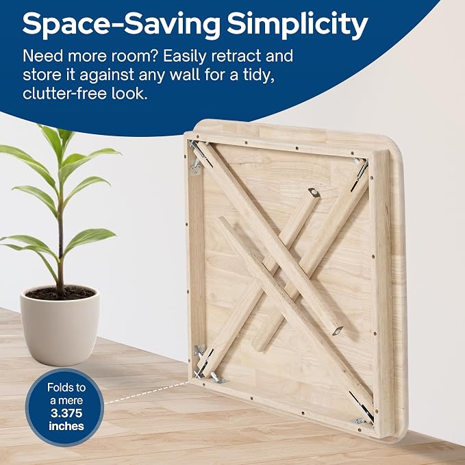 Stakmore Classic Straight Edge Square Folding Card Table 32x32 - Image 4