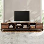 WAMPAT Modern TV Stand for 32-110 Inch TVs, Wood Entertainment Center - Image 6