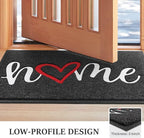 Door Mat Welcome Mat Floor Mat for Entryway, High Traffic Areas | Low Profile - Image 3