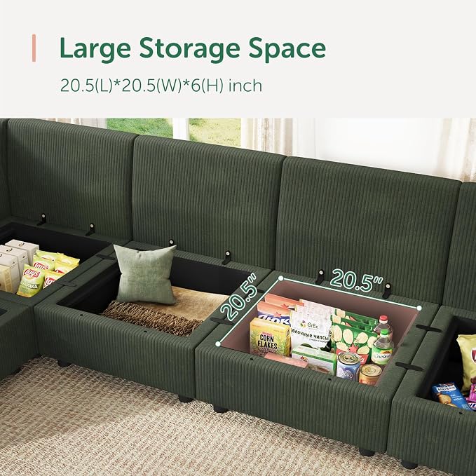 HONBAY Modular Sectional Sofa - Image 3