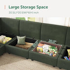 HONBAY Modular Sofa Sectional Sleeper Couch - Image 5