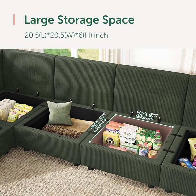 HONBAY Modular Sectional Sofa - Image 6