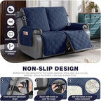 TAOCOCO 100% Waterproof Oversized Loveseat Recliner Cover, Non Slip Split Couch - Image 4