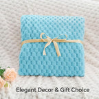 BEDELITE Light Blue Throw Blanket - Image 6