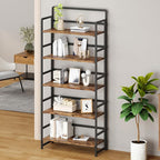 No Assembly Folding Bookshelf, 5 Tiers Collapsible Book Shelf - Image 2