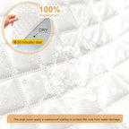 HDCAXKJ 100% Waterproof Reclining Sectional Couch Covers L Shape Recliner Sofa - Image 3