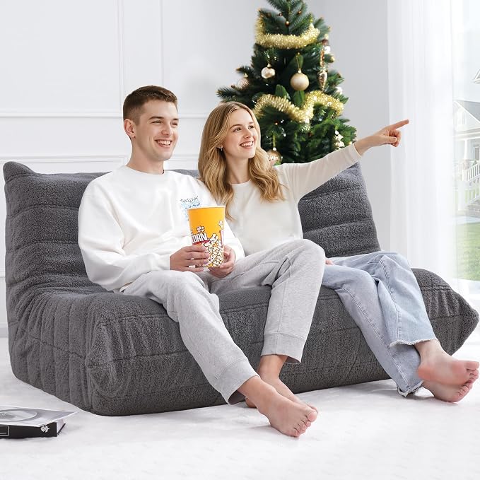 Bean Bag Loveseat Chair Big Sofa Beanbag Chair - Image 7