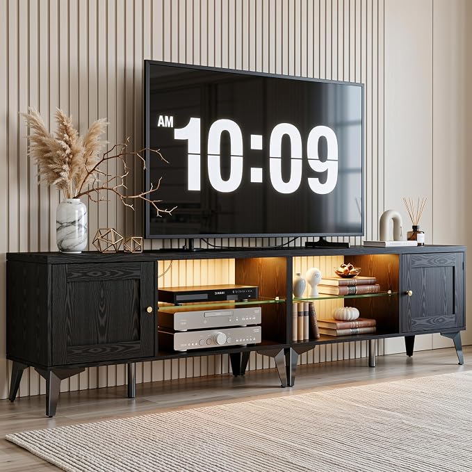 LIKIMIO 2-in-1 TV Stand for 85 Inch TV, Entertainment Center by LIKIMIO