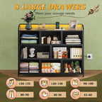 WLIVE Led Dresser for Bedroom, TV Stand for Bedroom - Image 4