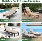 Chaise Lounge Cushions Outdoor, Outdoor Chaise Cushion - Image 2