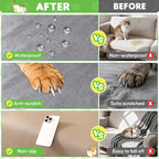 Loiion Velvet Sofa Cover, Ultra Soft Waterproof Non-Slip Couch Cover - Image 6