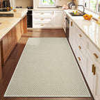 3x5 ft Area Rug Entryway Runner Kitchen Rugs Non Slip Washable Beige | Boho - Image 3