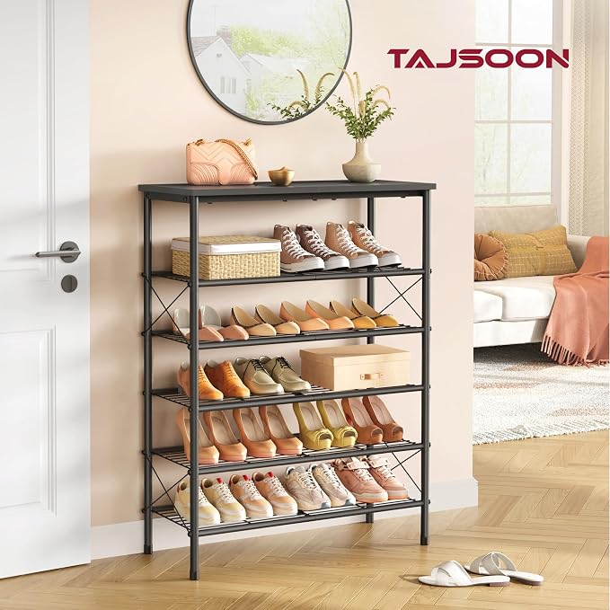 Tajsoon 6 Tier Shoe Rack Organizer - Image 3