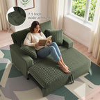 3 in 1 Convertible Sofa Bed，52.8" Pull Out Couch - Image 4