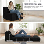 Kasunpul Folding Sofa Bed with Pillow, Memory Foam Fold Out Chair Bed, - Image 4