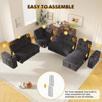Modular Sectional Sleeper Sofa - Image 8