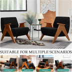 2 Pcs Home Accent Chair Mid Century Modern Accent Chair - Image 6