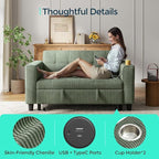 LINSY 54" Pull Out Couch with Charging Station - Image 5