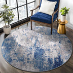 RELEANY Washable Round 8ft Area Rug - Image 6