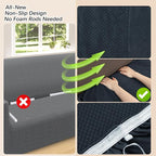 Arfntevss Stretch Sectional Couch Covers L Shaped Corner Sectional Sofa Cover - Image 4
