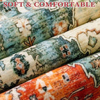 SERISSA 10x12 Washable Non Slip Boho Area Rug - Image 5