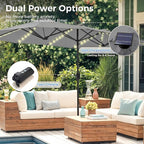 SUPERJARE 13ft Outdoor Patio Umbrella - Image 3
