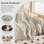 DREAMINGO Armchair Cover Washable Chenille Sofa Protector - Image 4
