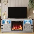 YESHOMY LED Fireplace TV Stand by SearchallYESHOMY