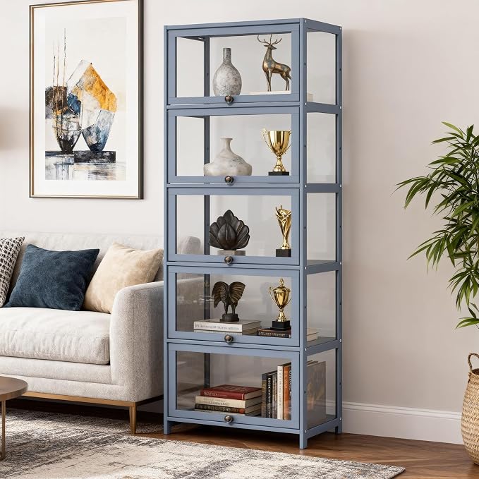 Magshion Display Cabinet, 5-Tier Curio Cabinet - Image 3