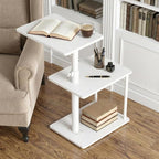 Faesun 360° Swivel Side Table for Height Adjustable, C Shaped End Table for - Image 2