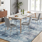 8x10 Area Rug for Living Room, Abstract Washable Non-Slip Large Rugs, Dining - Image 3