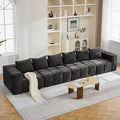 160" Oversized 6 Seater Boneless Couch, Comfy Cloud Modular Sectional Sofa by CACFTII