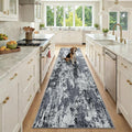 RELEANY Washable Runner 2'6"x10' Abstract Area Rug by RELEANY