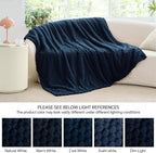 BEDELITE Navy Large Throw Blanket - Image 7