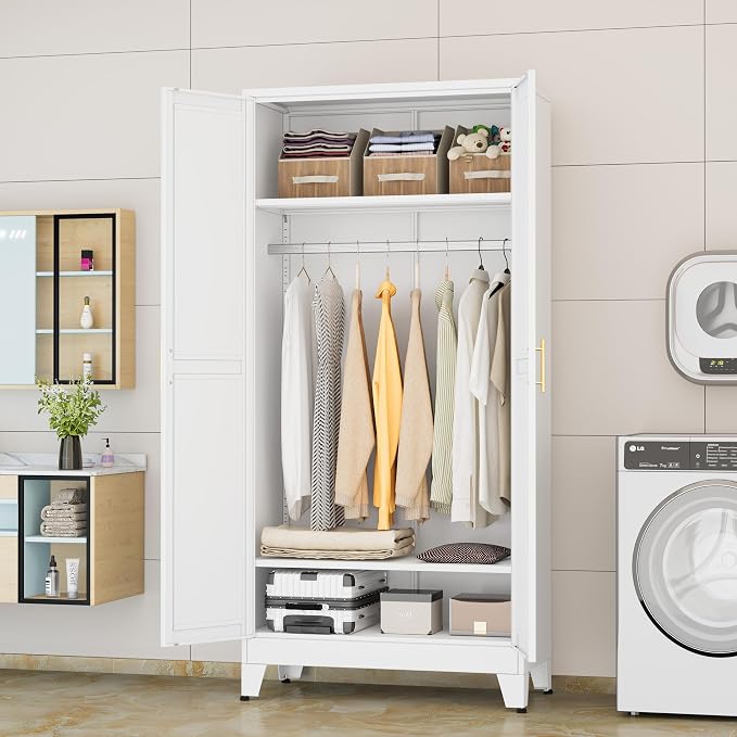 GAIOUS Metal Wardrobe Cabinet - Image 9