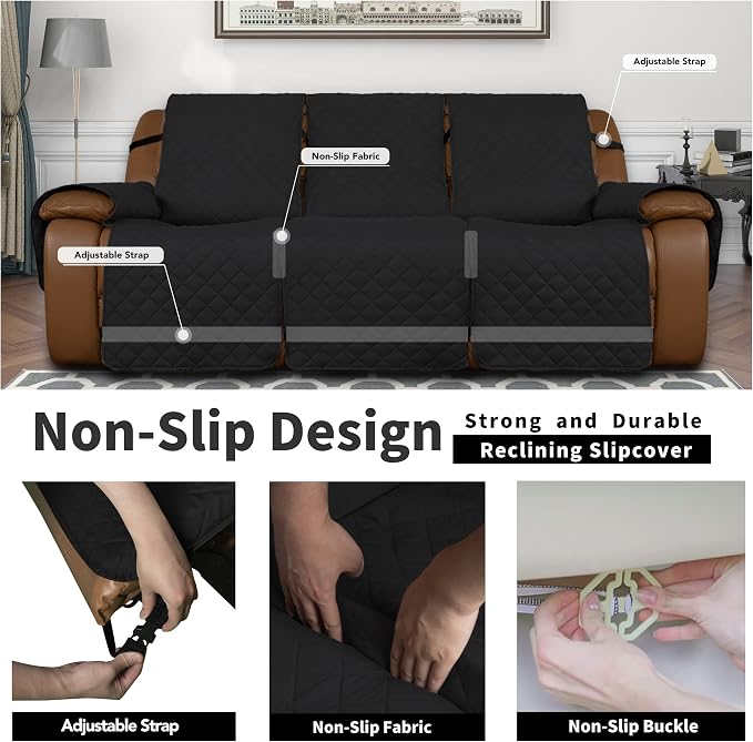 Easy-Going Oversized Recliner Sofa Cover, Reversible Couch Cover - Image 4