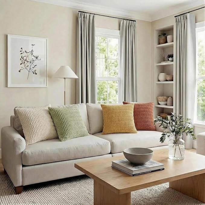 Fancy Homi 4 Packs Decorative Throw Pillow Covers - Image 6