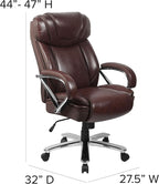 Flash Furniture Hercules Series High-Back Swivel LeatherSoft Office Chair - Image 3