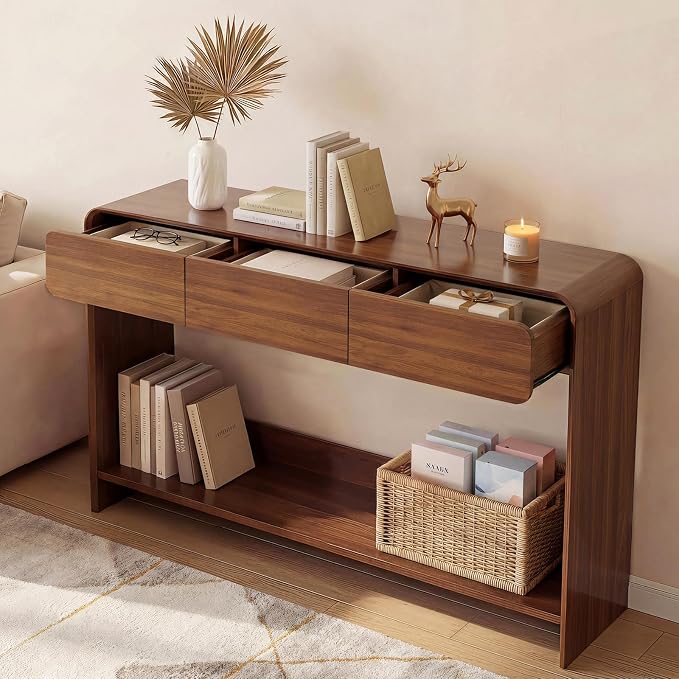 Nasonet Mid Century Modern Console Table, Entryway Table - Image 7