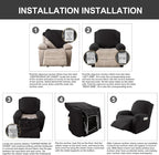 Genina Recliner Chair Cover, Stretch Reclining Chair Covers, Recliner Sofa - Image 7