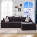Modular Sectional Sofa Couches L-Shape Couch 3 Seat Modular Sofa Memory Foam by YourHomeDeservesMore