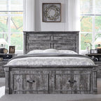 Aitjunz Farmhouse Queen Size Bed Frame - Image 3