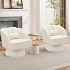 Garvee Ultra-Plush Swivel Accent Chair, 360° Barrel Lounge Chair by Garvee