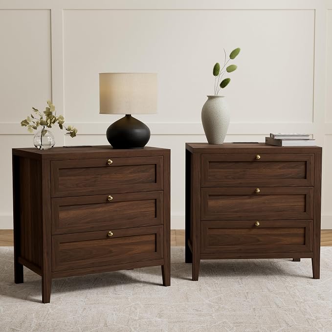EYYTHUNG Large Nightstand Set of 2 by EYYTHUNG