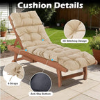Chaise Lounge Cushions Outdoor, Waterproof & Fade Resistant Patio Lounge Chair - Image 5