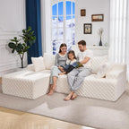 Hobestluk Modular Sectional Sofa Couches L-Shape Couch 3 Seat Modular Sofa - Image 3