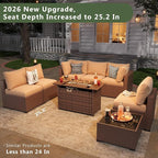 Aoxun 8 Piece Patio Furniture Set - Image 2