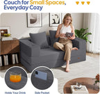 COMAX Futon Sofa Bed, 4‑in‑1 Convertible Sofa Bed, Folding Boneless Couches - Image 3