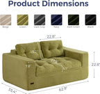 MAXYOYO 63" Loveseat Sofa Couch - Image 2