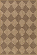 Lahome Colette Checkered Easy Jute Rug, 2x3 Entryway Rug Indoor Outdoor Front - Image 9